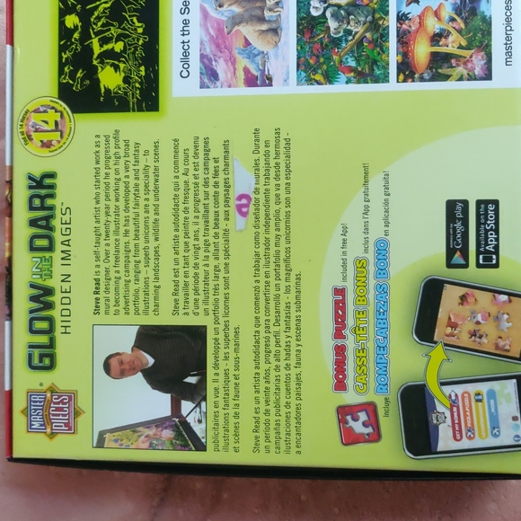 Glow in the dark hidden images masterpiece puzzle 500 - Picture 4 of 6